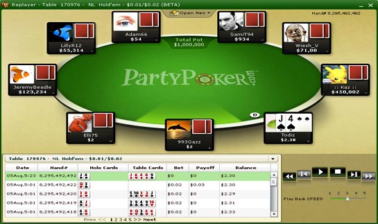 Hand History Replayer